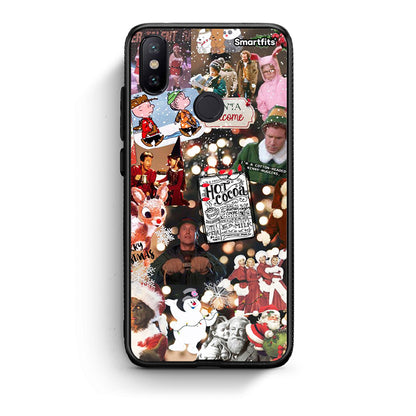 Xiaomi Mi A2 Xmas Movies θήκη από τη Smartfits με σχέδιο στο πίσω μέρος και μαύρο περίβλημα | Smartphone case with colorful back and black bezels by Smartfits