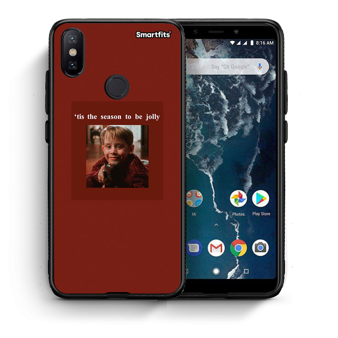 Θήκη Xiaomi Mi A2 Xmas Ultimate Spirit από τη Smartfits με σχέδιο στο πίσω μέρος και μαύρο περίβλημα | Xiaomi Mi A2 Xmas Ultimate Spirit case with colorful back and black bezels