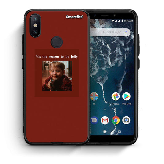 Θήκη Xiaomi Mi A2 Xmas Ultimate Spirit από τη Smartfits με σχέδιο στο πίσω μέρος και μαύρο περίβλημα | Xiaomi Mi A2 Xmas Ultimate Spirit case with colorful back and black bezels