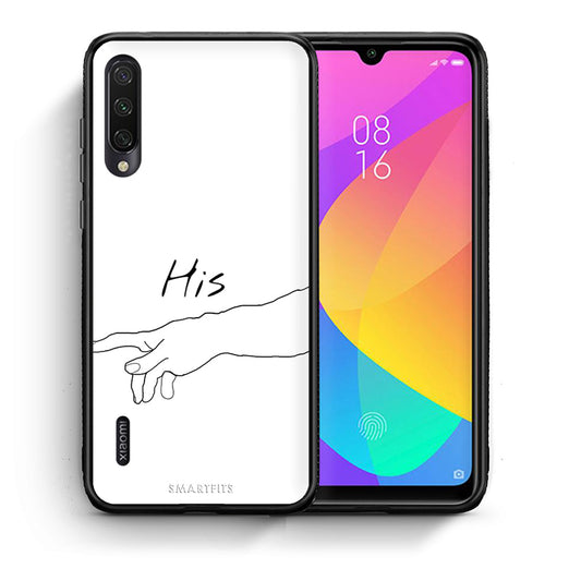 Θήκη Αγίου Βαλεντίνου Xiaomi Mi A3 Aeshetic Love 2 από τη Smartfits με σχέδιο στο πίσω μέρος και μαύρο περίβλημα | Xiaomi Mi A3 Aeshetic Love 2 case with colorful back and black bezels