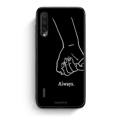 Xiaomi Mi A3 Always & Forever 1 Θήκη Αγίου Βαλεντίνου από τη Smartfits με σχέδιο στο πίσω μέρος και μαύρο περίβλημα | Smartphone case with colorful back and black bezels by Smartfits