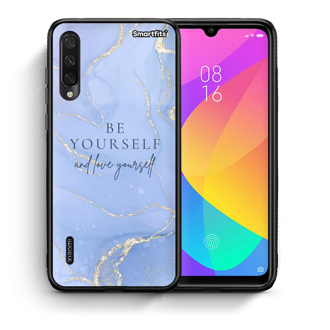 Θήκη Xiaomi Mi A3 Be Yourself από τη Smartfits με σχέδιο στο πίσω μέρος και μαύρο περίβλημα | Xiaomi Mi A3 Be Yourself case with colorful back and black bezels