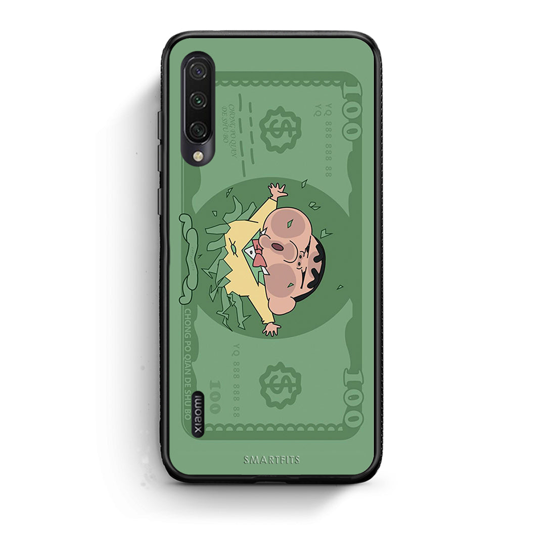 Xiaomi Mi A3 Big Money Θήκη Αγίου Βαλεντίνου από τη Smartfits με σχέδιο στο πίσω μέρος και μαύρο περίβλημα | Smartphone case with colorful back and black bezels by Smartfits