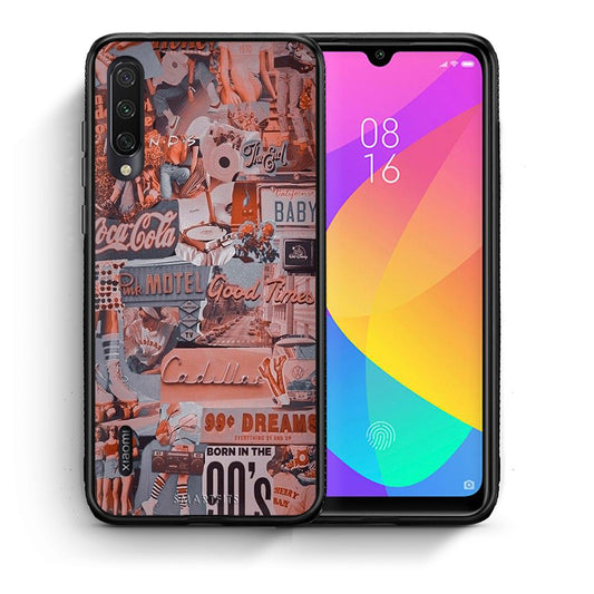 Θήκη Xiaomi Mi A3 Born In 90s από τη Smartfits με σχέδιο στο πίσω μέρος και μαύρο περίβλημα | Xiaomi Mi A3 Born In 90s case with colorful back and black bezels