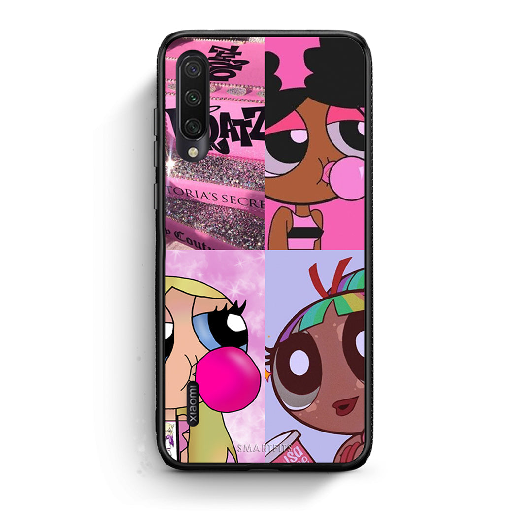 Xiaomi Mi A3 Bubble Girls Θήκη Αγίου Βαλεντίνου από τη Smartfits με σχέδιο στο πίσω μέρος και μαύρο περίβλημα | Smartphone case with colorful back and black bezels by Smartfits