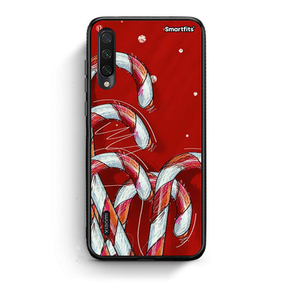 Xiaomi Mi A3 Candy Cane θήκη από τη Smartfits με σχέδιο στο πίσω μέρος και μαύρο περίβλημα | Smartphone case with colorful back and black bezels by Smartfits
