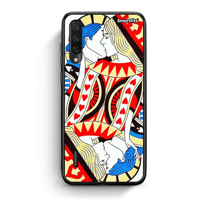 Xiaomi Mi A3 Card Love θήκη από τη Smartfits με σχέδιο στο πίσω μέρος και μαύρο περίβλημα | Smartphone case with colorful back and black bezels by Smartfits