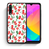 Thumbnail for Θήκη Xiaomi Mi A3 Cherry Summer από τη Smartfits με σχέδιο στο πίσω μέρος και μαύρο περίβλημα | Xiaomi Mi A3 Cherry Summer case with colorful back and black bezels