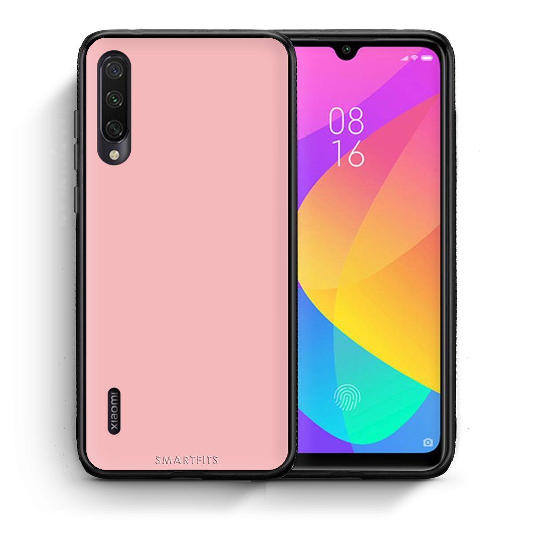 Θήκη Xiaomi Mi A3 Nude Color από τη Smartfits με σχέδιο στο πίσω μέρος και μαύρο περίβλημα | Xiaomi Mi A3 Nude Color case with colorful back and black bezels