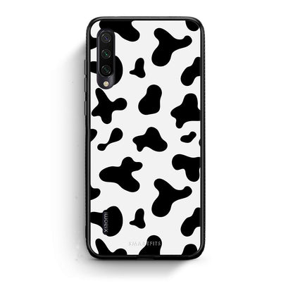 Xiaomi Mi A3 Cow Print θήκη από τη Smartfits με σχέδιο στο πίσω μέρος και μαύρο περίβλημα | Smartphone case with colorful back and black bezels by Smartfits
