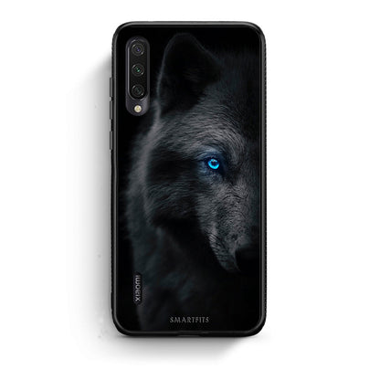 Xiaomi Mi A3 Dark Wolf θήκη από τη Smartfits με σχέδιο στο πίσω μέρος και μαύρο περίβλημα | Smartphone case with colorful back and black bezels by Smartfits