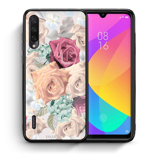 Θήκη Xiaomi Mi A3 Bouquet Floral από τη Smartfits με σχέδιο στο πίσω μέρος και μαύρο περίβλημα | Xiaomi Mi A3 Bouquet Floral case with colorful back and black bezels