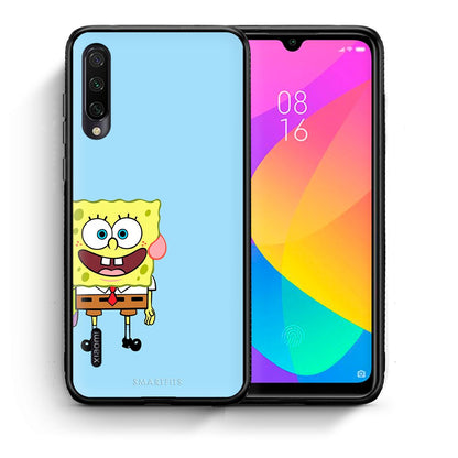 Θήκη Xiaomi Mi A3 Friends Bob από τη Smartfits με σχέδιο στο πίσω μέρος και μαύρο περίβλημα | Xiaomi Mi A3 Friends Bob case with colorful back and black bezels