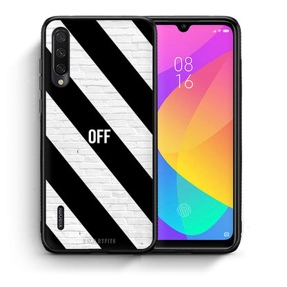 Θήκη Xiaomi Mi A3 Get Off από τη Smartfits με σχέδιο στο πίσω μέρος και μαύρο περίβλημα | Xiaomi Mi A3 Get Off case with colorful back and black bezels