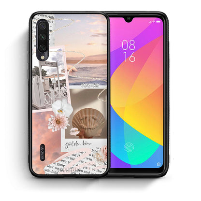 Θήκη Αγίου Βαλεντίνου Xiaomi Mi A3 Golden Hour από τη Smartfits με σχέδιο στο πίσω μέρος και μαύρο περίβλημα | Xiaomi Mi A3 Golden Hour case with colorful back and black bezels