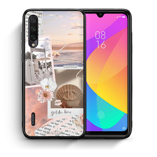 Θήκη Αγίου Βαλεντίνου Xiaomi Mi A3 Golden Hour από τη Smartfits με σχέδιο στο πίσω μέρος και μαύρο περίβλημα | Xiaomi Mi A3 Golden Hour case with colorful back and black bezels