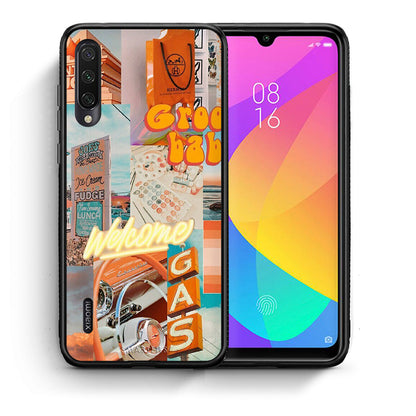 Θήκη Αγίου Βαλεντίνου Xiaomi Mi A3 Groovy Babe από τη Smartfits με σχέδιο στο πίσω μέρος και μαύρο περίβλημα | Xiaomi Mi A3 Groovy Babe case with colorful back and black bezels