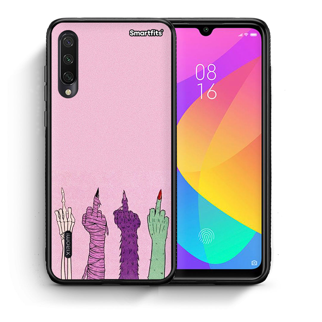 Θήκη Xiaomi Mi A3 Halloween Be A Lady από τη Smartfits με σχέδιο στο πίσω μέρος και μαύρο περίβλημα | Xiaomi Mi A3 Halloween Be A Lady case with colorful back and black bezels