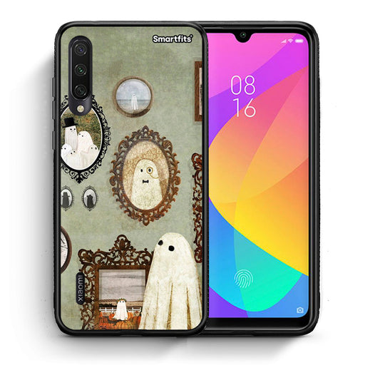 Θήκη Xiaomi Mi A3 Halloween Ghost Season από τη Smartfits με σχέδιο στο πίσω μέρος και μαύρο περίβλημα | Xiaomi Mi A3 Halloween Ghost Season case with colorful back and black bezels