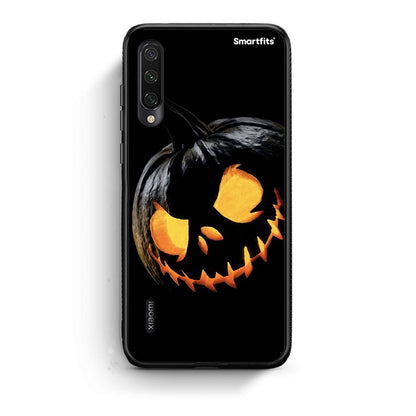 Xiaomi Mi A3 Halloween Scary Pumpkin Θήκη από τη Smartfits με σχέδιο στο πίσω μέρος και μαύρο περίβλημα | Smartphone case with colorful back and black bezels by Smartfits