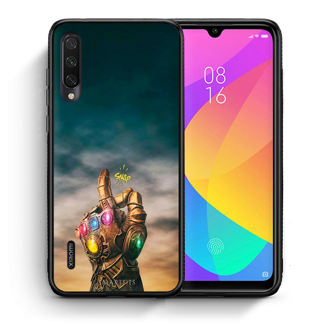 Θήκη Xiaomi Mi A3 Infinity Snap από τη Smartfits με σχέδιο στο πίσω μέρος και μαύρο περίβλημα | Xiaomi Mi A3 Infinity Snap case with colorful back and black bezels