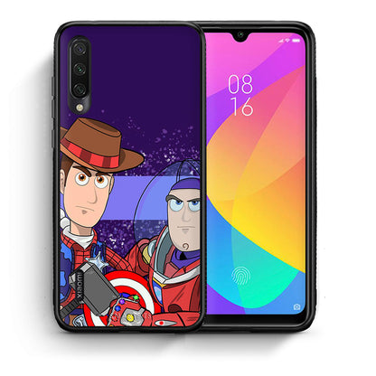 Θήκη Xiaomi Mi A3 Infinity Story από τη Smartfits με σχέδιο στο πίσω μέρος και μαύρο περίβλημα | Xiaomi Mi A3 Infinity Story case with colorful back and black bezels
