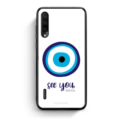 Xiaomi Mi A3 Karma Says θήκη από τη Smartfits με σχέδιο στο πίσω μέρος και μαύρο περίβλημα | Smartphone case with colorful back and black bezels by Smartfits