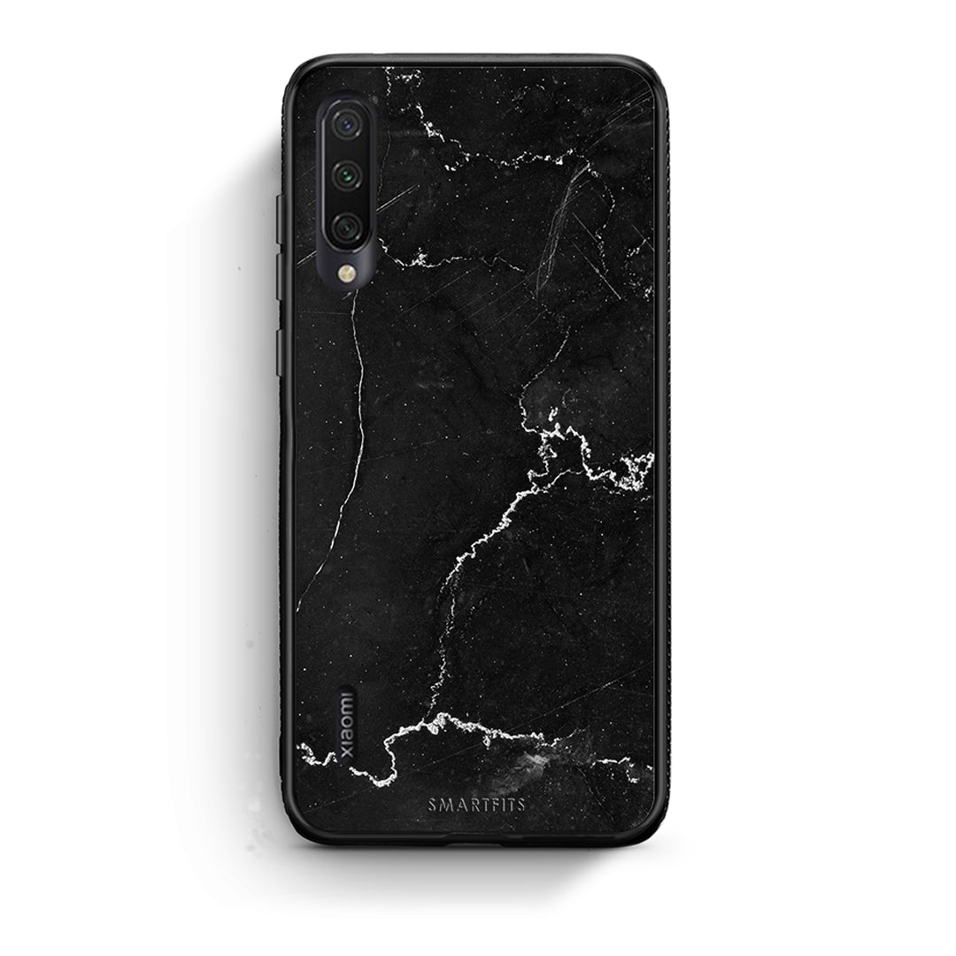 Xiaomi Mi A3 Marble Black θήκη από τη Smartfits με σχέδιο στο πίσω μέρος και μαύρο περίβλημα | Smartphone case with colorful back and black bezels by Smartfits