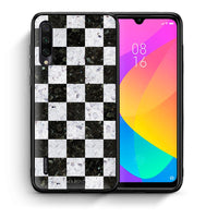 Thumbnail for Θήκη Xiaomi Mi A3 Square Geometric Marble από τη Smartfits με σχέδιο στο πίσω μέρος και μαύρο περίβλημα | Xiaomi Mi A3 Square Geometric Marble case with colorful back and black bezels