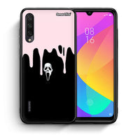 Thumbnail for Θήκη Xiaomi Mi A3 Melting Halloween Mask από τη Smartfits με σχέδιο στο πίσω μέρος και μαύρο περίβλημα | Xiaomi Mi A3 Melting Halloween Mask case with colorful back and black bezels