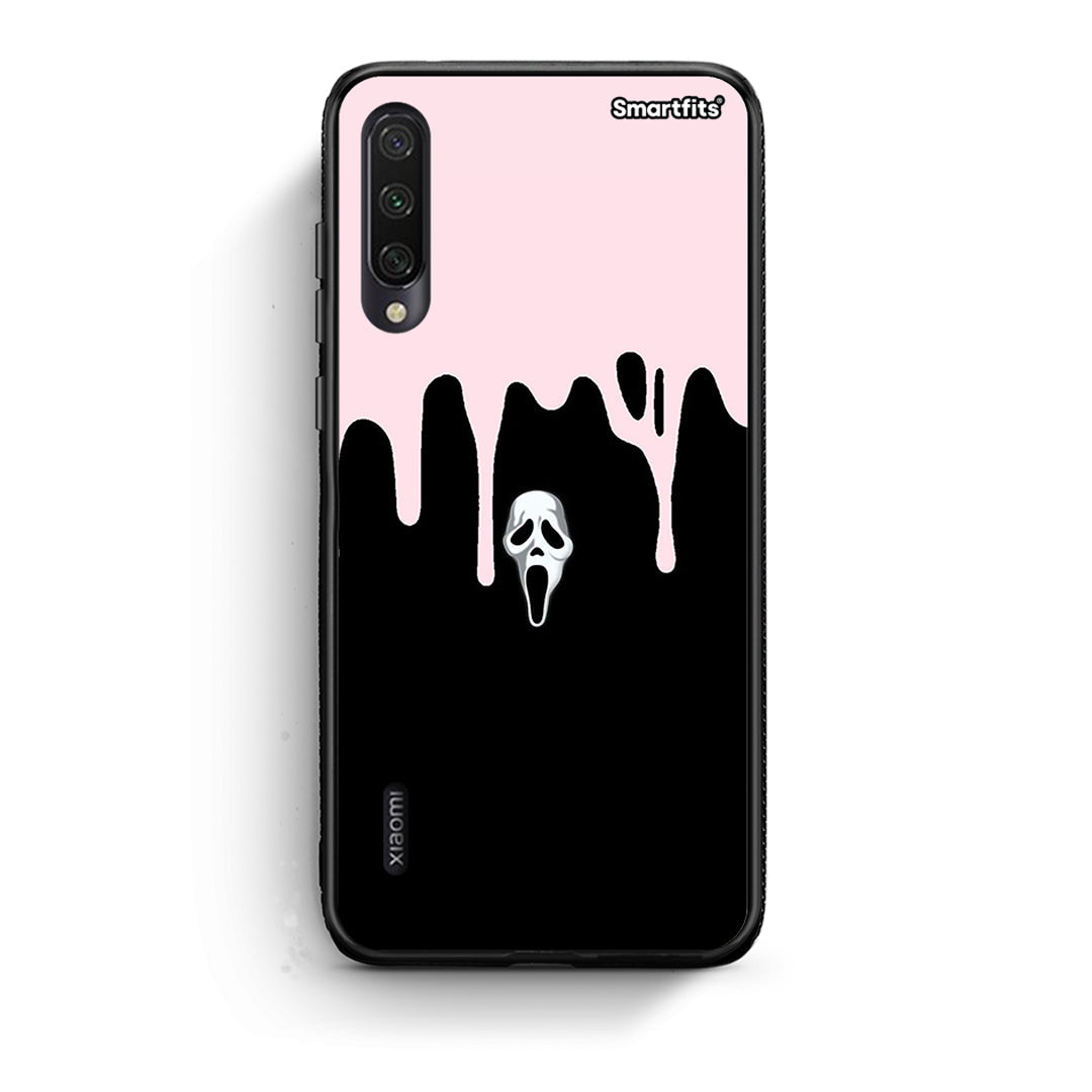 Xiaomi Mi A3 Melting Halloween Mask Θήκη από τη Smartfits με σχέδιο στο πίσω μέρος και μαύρο περίβλημα | Smartphone case with colorful back and black bezels by Smartfits