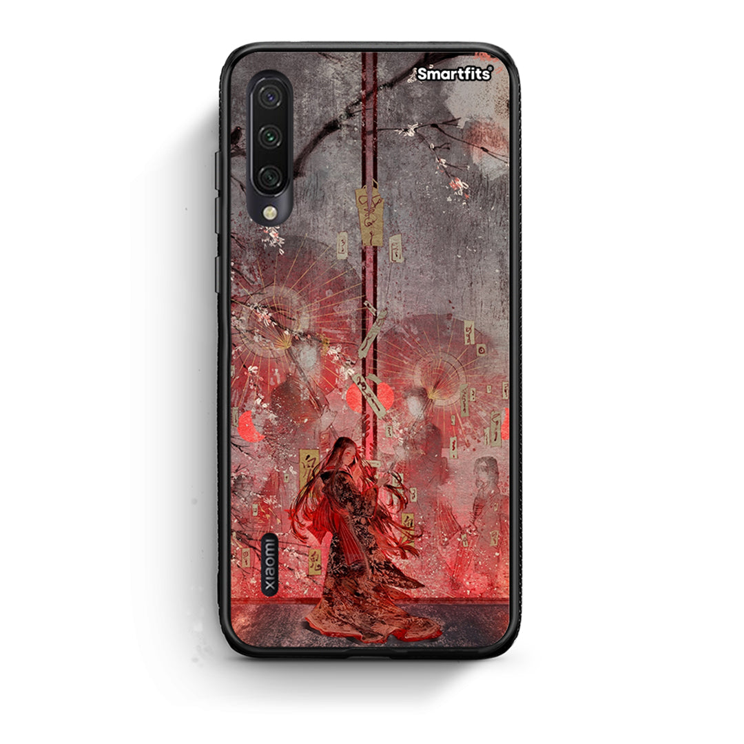 Xiaomi Mi A3 Nezuko Kamado θήκη από τη Smartfits με σχέδιο στο πίσω μέρος και μαύρο περίβλημα | Smartphone case with colorful back and black bezels by Smartfits