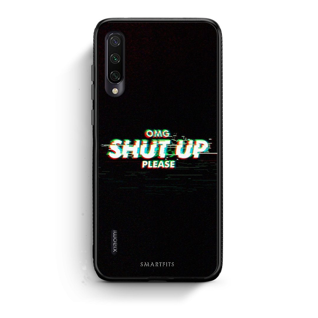 Xiaomi Mi A3 OMG ShutUp θήκη από τη Smartfits με σχέδιο στο πίσω μέρος και μαύρο περίβλημα | Smartphone case with colorful back and black bezels by Smartfits