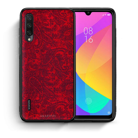 Θήκη Xiaomi Mi A3 Paisley Cashmere από τη Smartfits με σχέδιο στο πίσω μέρος και μαύρο περίβλημα | Xiaomi Mi A3 Paisley Cashmere case with colorful back and black bezels