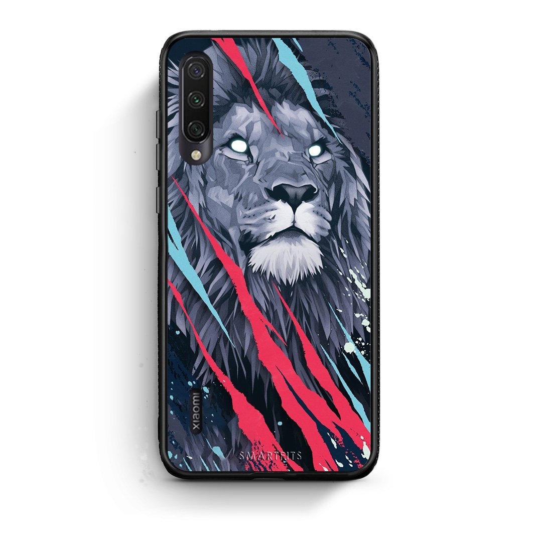4 - Xiaomi Mi A3 Lion Designer PopArt case, cover, bumper