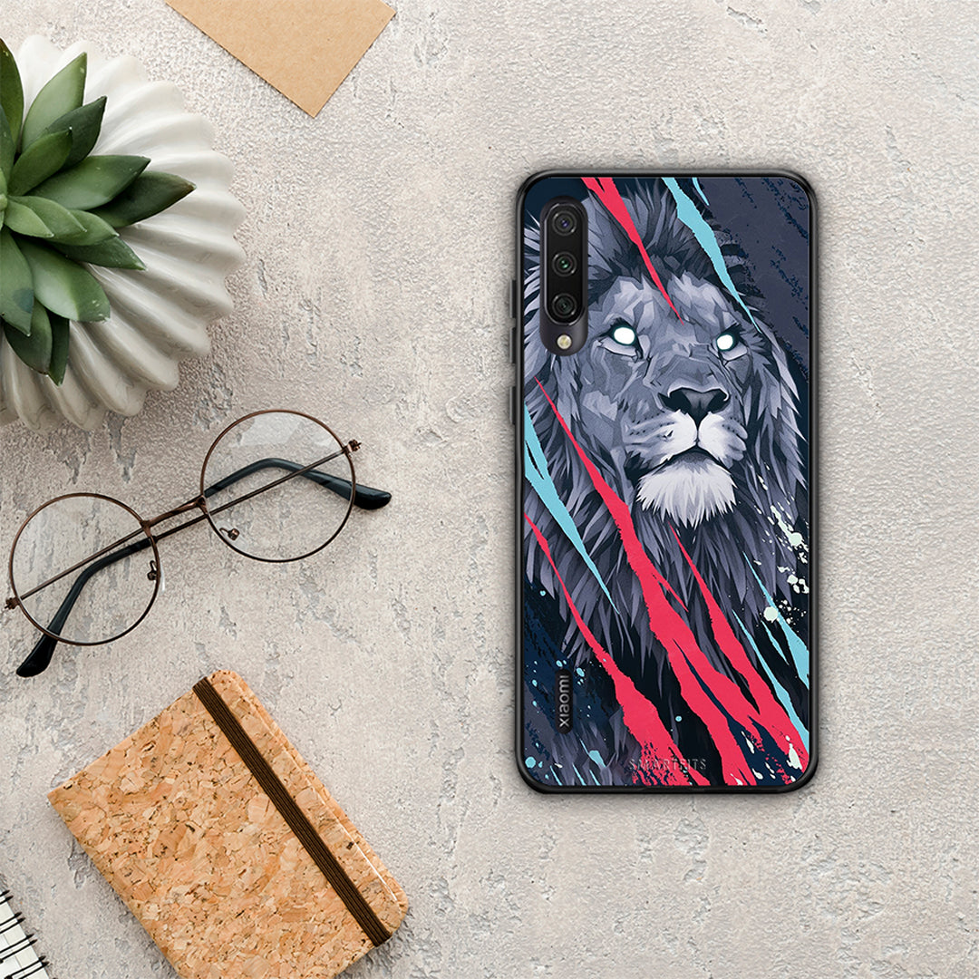 PopArt Lion Designer - Xiaomi Mi A3 θήκη