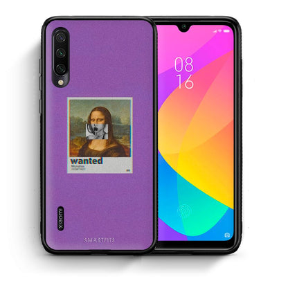 Θήκη Xiaomi Mi A3 Monalisa Popart από τη Smartfits με σχέδιο στο πίσω μέρος και μαύρο περίβλημα | Xiaomi Mi A3 Monalisa Popart case with colorful back and black bezels
