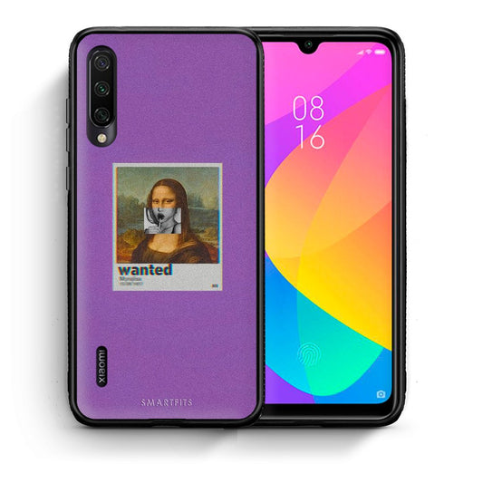 Θήκη Xiaomi Mi A3 Monalisa Popart από τη Smartfits με σχέδιο στο πίσω μέρος και μαύρο περίβλημα | Xiaomi Mi A3 Monalisa Popart case with colorful back and black bezels