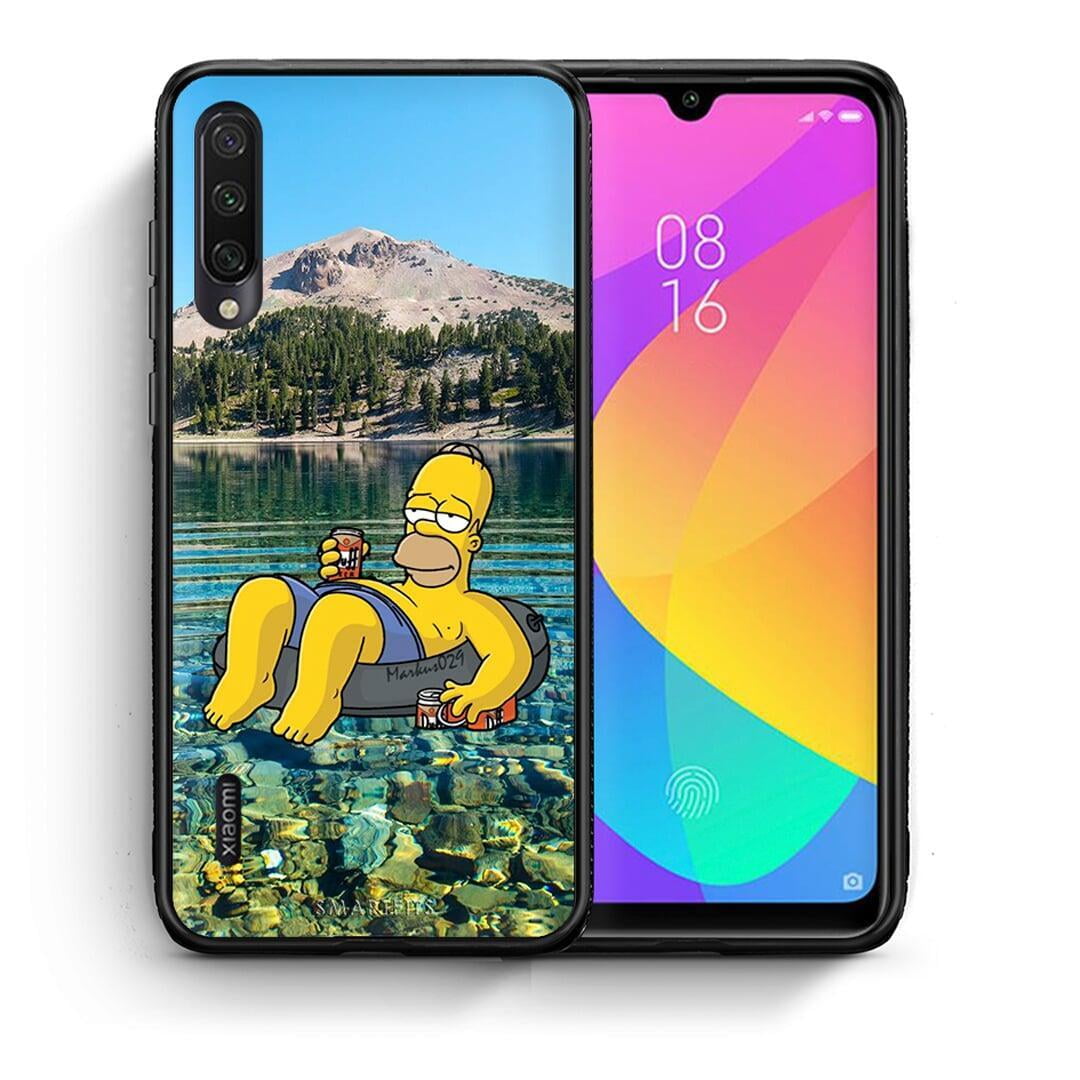 Θήκη Xiaomi Mi A3 Summer Happiness από τη Smartfits με σχέδιο στο πίσω μέρος και μαύρο περίβλημα | Xiaomi Mi A3 Summer Happiness case with colorful back and black bezels