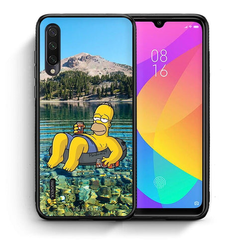 Θήκη Xiaomi Mi A3 Summer Happiness από τη Smartfits με σχέδιο στο πίσω μέρος και μαύρο περίβλημα | Xiaomi Mi A3 Summer Happiness case with colorful back and black bezels