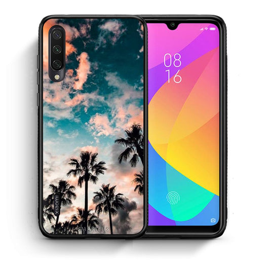 Θήκη Xiaomi Mi A3 Sky Summer από τη Smartfits με σχέδιο στο πίσω μέρος και μαύρο περίβλημα | Xiaomi Mi A3 Sky Summer case with colorful back and black bezels