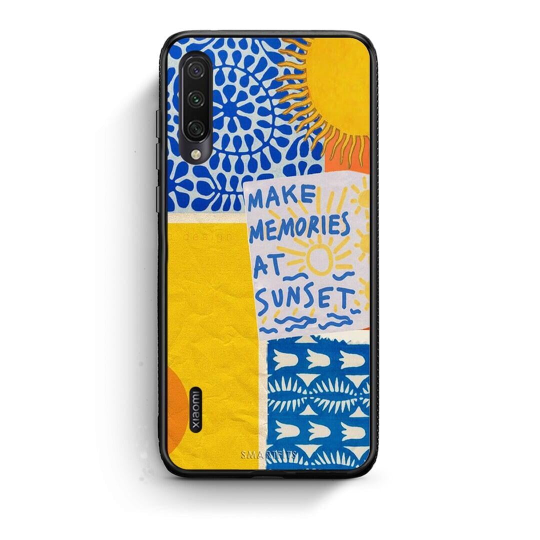 Xiaomi Mi A3 Sunset Memories Θήκη από τη Smartfits με σχέδιο στο πίσω μέρος και μαύρο περίβλημα | Smartphone case with colorful back and black bezels by Smartfits
