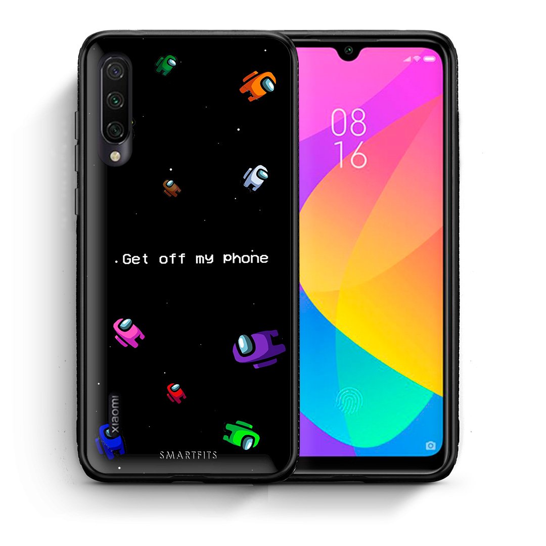Θήκη Xiaomi Mi A3 AFK Text από τη Smartfits με σχέδιο στο πίσω μέρος και μαύρο περίβλημα | Xiaomi Mi A3 AFK Text case with colorful back and black bezels