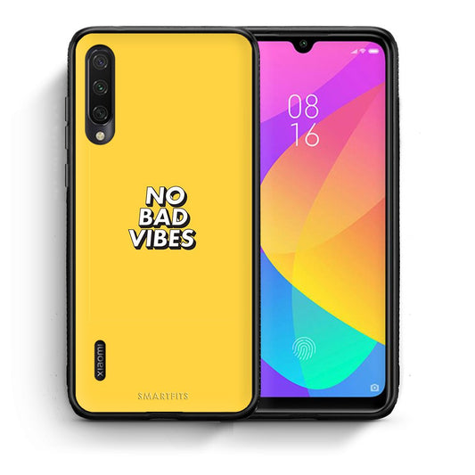 Θήκη Xiaomi Mi A3 Vibes Text από τη Smartfits με σχέδιο στο πίσω μέρος και μαύρο περίβλημα | Xiaomi Mi A3 Vibes Text case with colorful back and black bezels