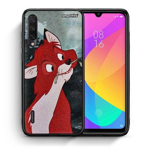 Θήκη Xiaomi Mi A3 Tod And Vixey Love 1 από τη Smartfits με σχέδιο στο πίσω μέρος και μαύρο περίβλημα | Xiaomi Mi A3 Tod And Vixey Love 1 case with colorful back and black bezels