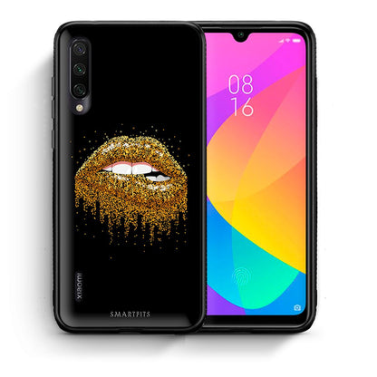Θήκη Xiaomi Mi A3 Golden Valentine από τη Smartfits με σχέδιο στο πίσω μέρος και μαύρο περίβλημα | Xiaomi Mi A3 Golden Valentine case with colorful back and black bezels