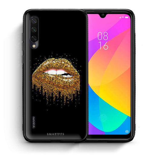 Θήκη Xiaomi Mi A3 Golden Valentine από τη Smartfits με σχέδιο στο πίσω μέρος και μαύρο περίβλημα | Xiaomi Mi A3 Golden Valentine case with colorful back and black bezels