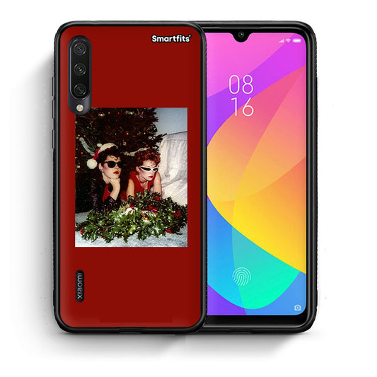 Θήκη Xiaomi Mi A3 Waiting For Xmas από τη Smartfits με σχέδιο στο πίσω μέρος και μαύρο περίβλημα | Xiaomi Mi A3 Waiting For Xmas case with colorful back and black bezels