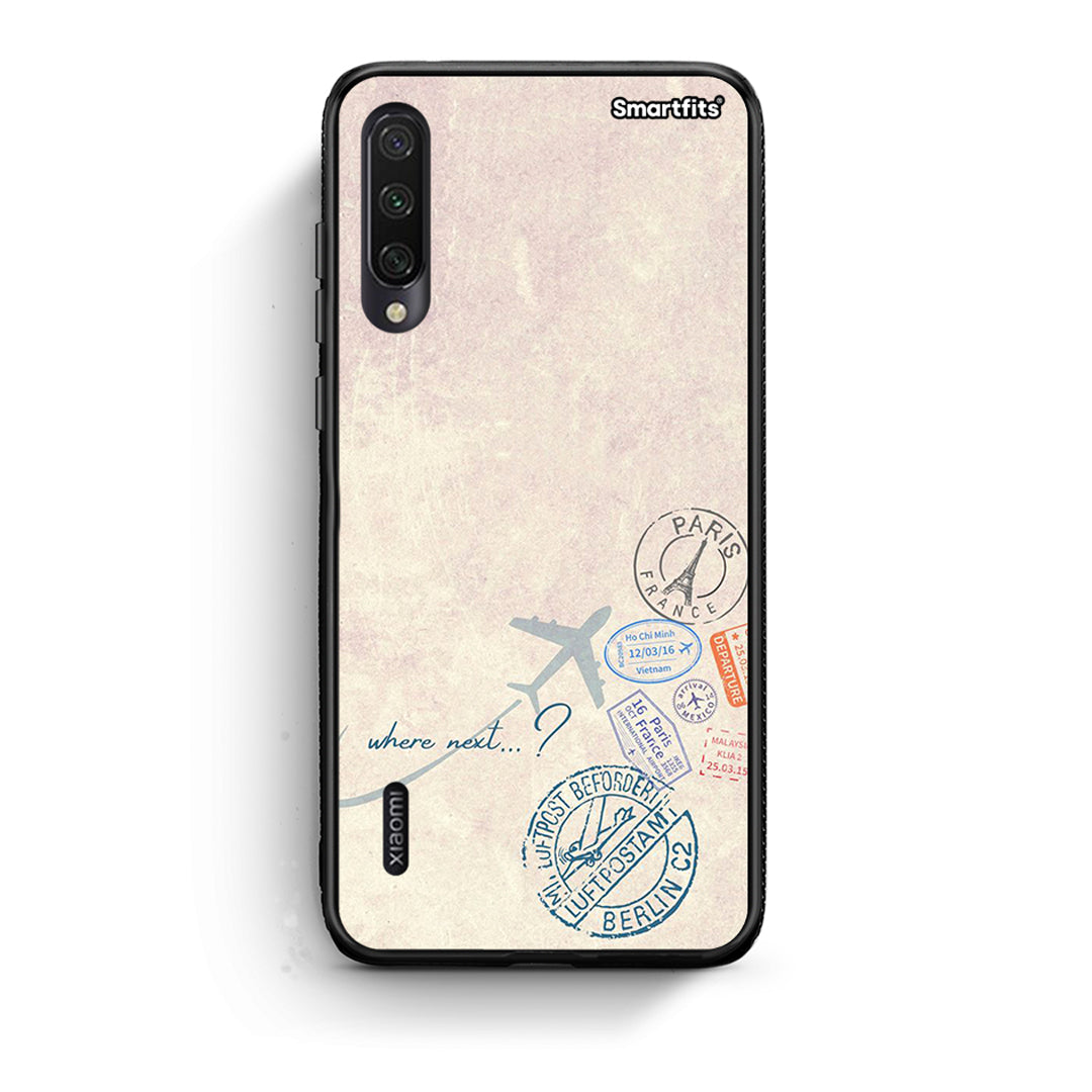 Xiaomi Mi A3 Where Next Θήκη από τη Smartfits με σχέδιο στο πίσω μέρος και μαύρο περίβλημα | Smartphone case with colorful back and black bezels by Smartfits