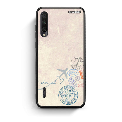 Xiaomi Mi A3 Where Next Θήκη από τη Smartfits με σχέδιο στο πίσω μέρος και μαύρο περίβλημα | Smartphone case with colorful back and black bezels by Smartfits